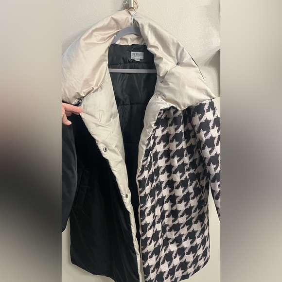Anthropologie x Bernardo Mixed Print Puffer Jacket oversize Women's Size S - Picture 8 of 15
